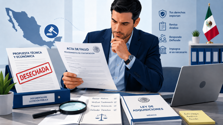 Qué hacer si tu propuesta de licitación fue desechada injustamente